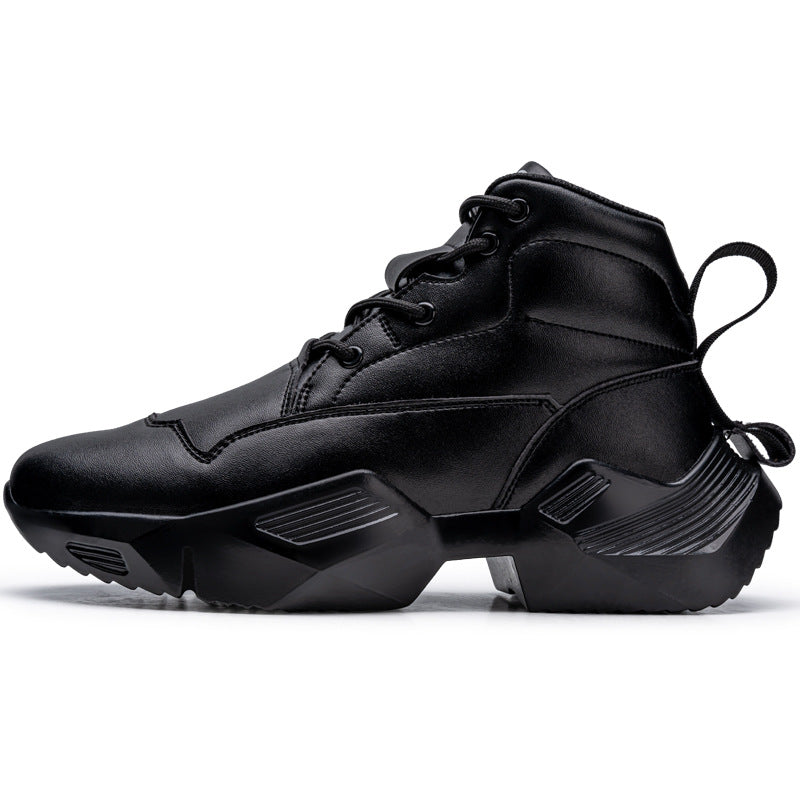 Black Samurai High Top Shoes for Men