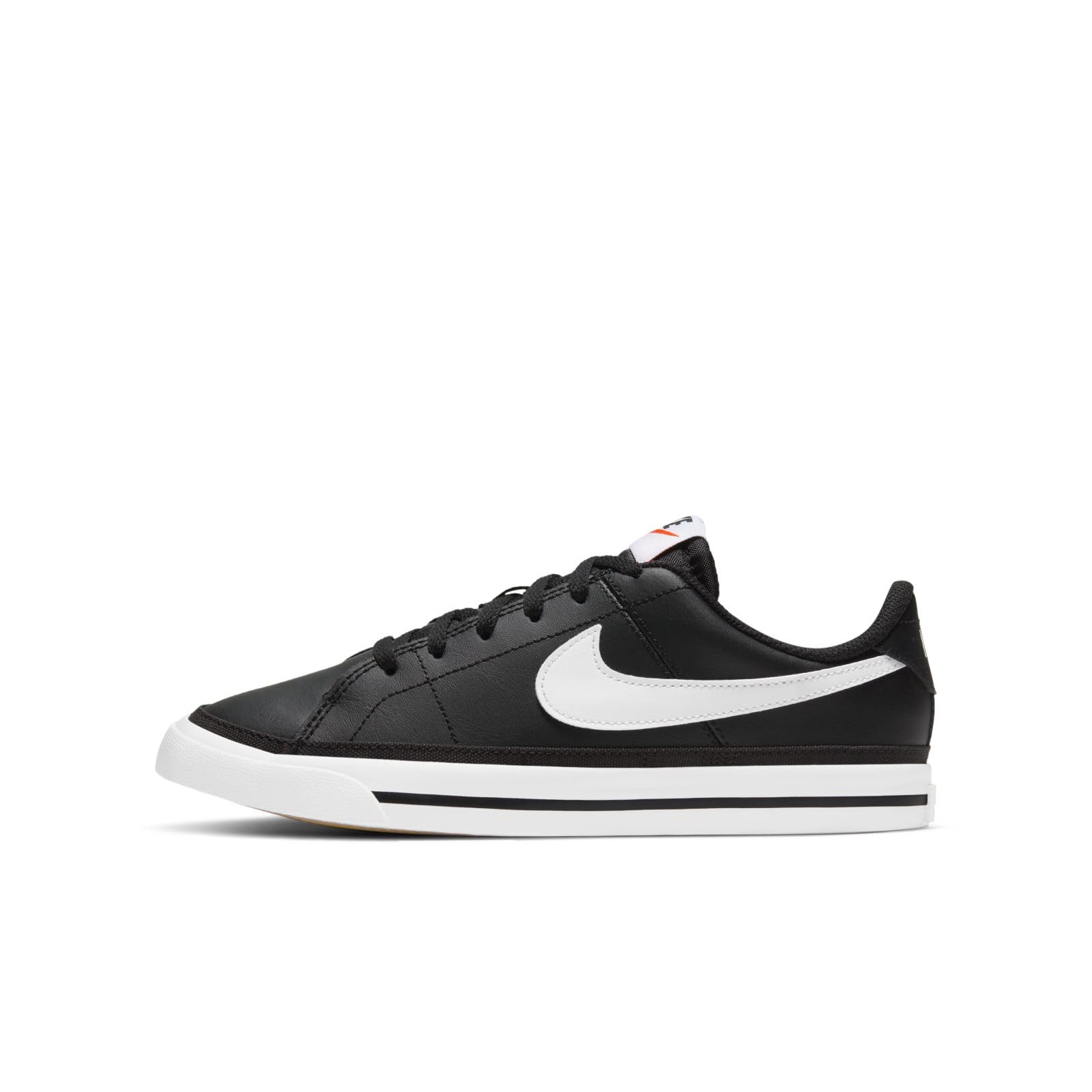NIKE Boys Sneaker Black White 38 EU